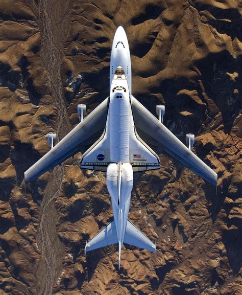 Nasas Modified Boeing 747 Shuttle Carrier Aircraft With The Space