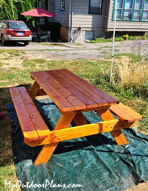 6 Foot Picnic Table Myoutdoorplans Free Woodworking Plans And