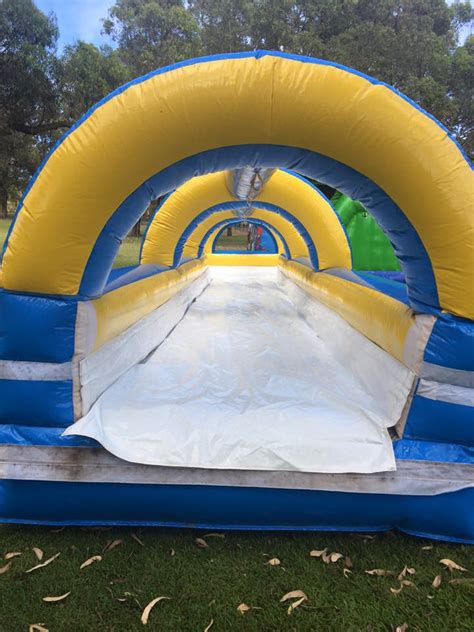 Tunnel Water Slide Perth Bouncy Castle Hire