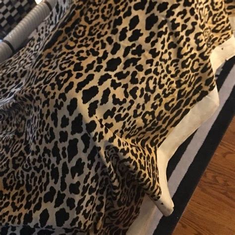Velvety Cotton Leopard Print Fabric Braemore Jamil Natural Home Decor