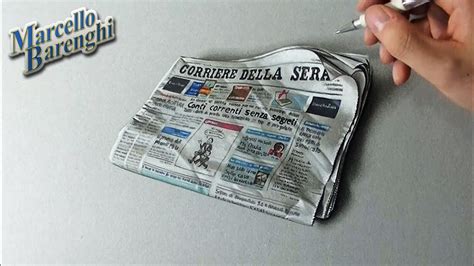 Newspaper Drawing Youtube