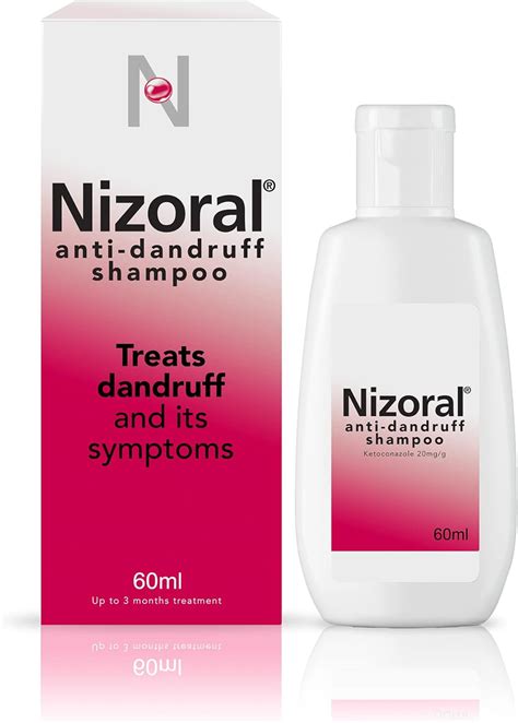 Nizoral Anti Dandruff Shampoo 60ml Clinically Proven Treatment For