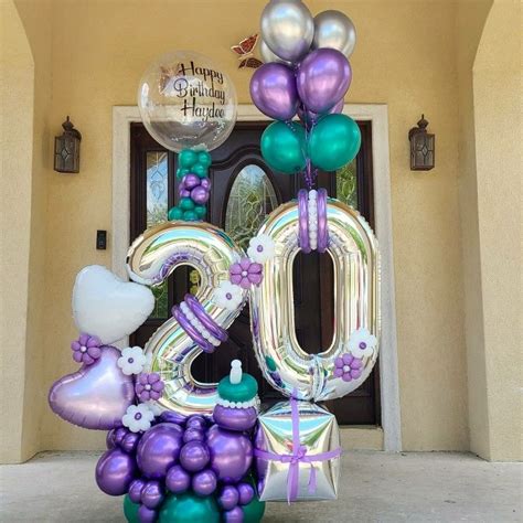 And this clever birthday fire starter is the. Birthday balloon bouquet| 20th birthday balloons| balloon ...