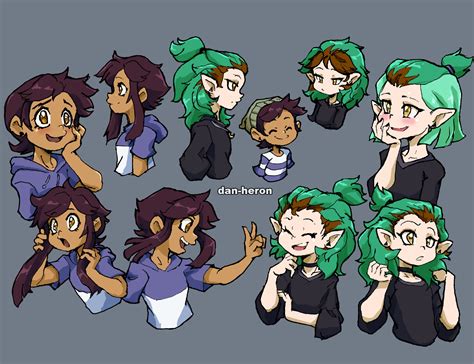 Toh Luz Amity Old New Hairdo Colors By Dan Heron On Newgrounds