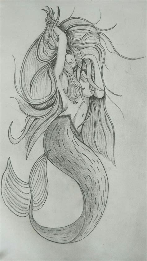 Mermaid Sketch Mermaid Art Mermaid Tattoos