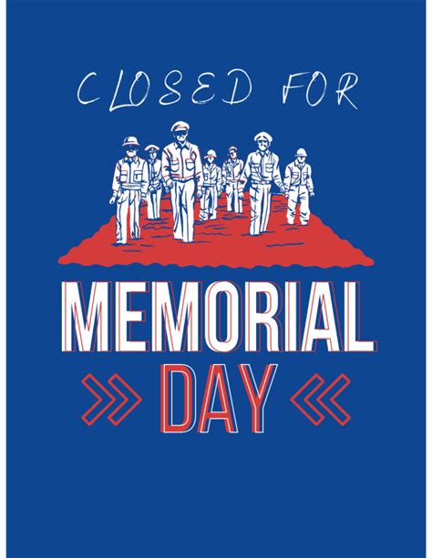 15 Free Printable Sign Closed Memorial Day The Joy Of Ts