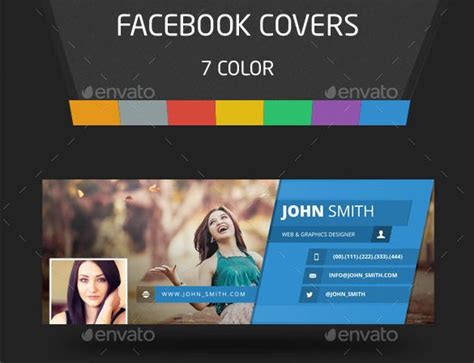Facebook Psd Template 8 Free Samples Examples Format Download