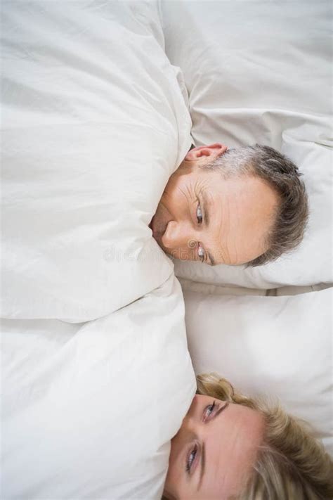 Cute Couple Cuddling In Bed Stock Image Image Of House Hair 66436665