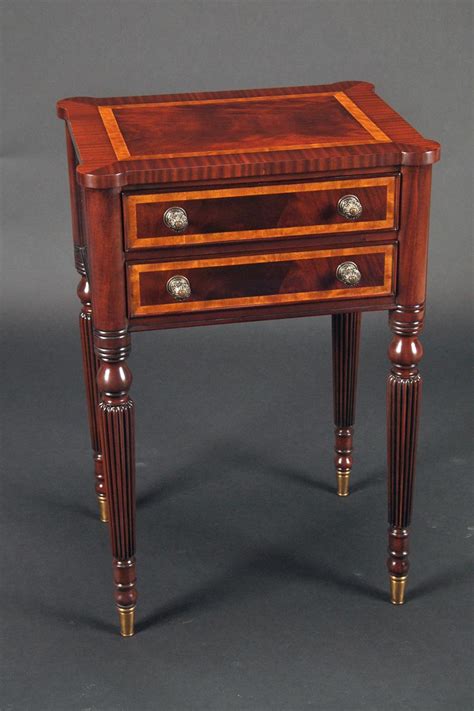 Cell padding specifies the space between the cell content and its borders. Mahogany Sheraton Style Accent Table with Brass Feet