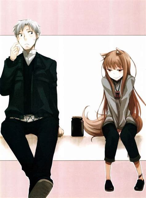 Anime Couples Cute Couples Romantic Couples Spice And Wolf Holo