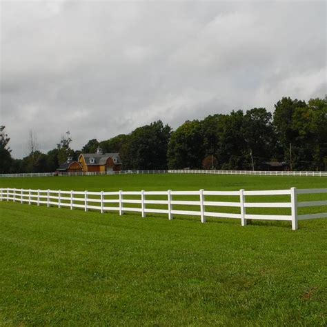 3 Rail Vinyl Horse Fence Horse Fence For Sale