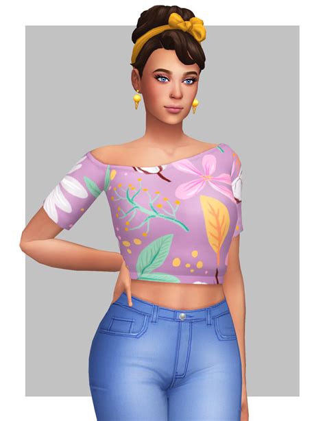 Pippisims Off Shoulder Top Recolors Hi Guys Heres Another