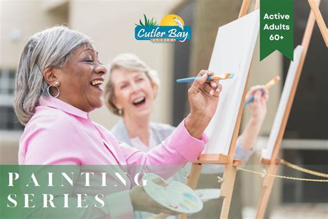 Active Adults Painting Series Town Of Cutler Bay Florida