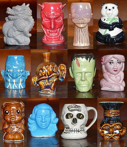 Lowbrow art (rat fink et al). tiki mugs - odd shapes | Weird shapes, Tiki, Halloween ...