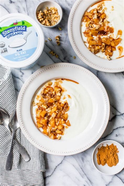 Cinnamon Apple Yogurt Bowls Skinnytaste