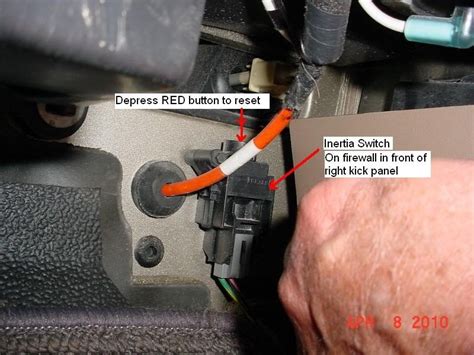 In this video, the fuel shut off switch is removed and installed. Ford Explorer Questions - I had a minor accident in my ford explorer xlt now it will not start i ...