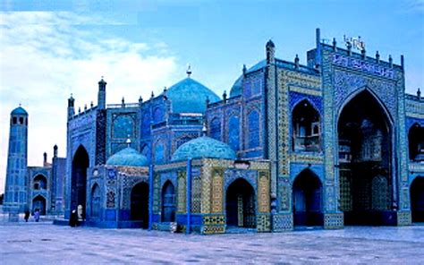 Blue Mosque Mazar Sharif Afghanistan Mosque Architecture Art And