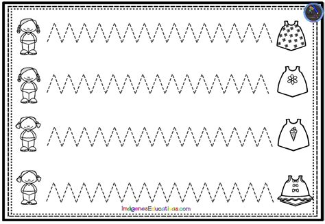Fichas Para Trabajar La Grafomotricidad Y El Trazo Imagenes Educativas