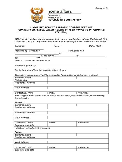Affidavit Template South Africa Fill Out And Sign Online Dochub