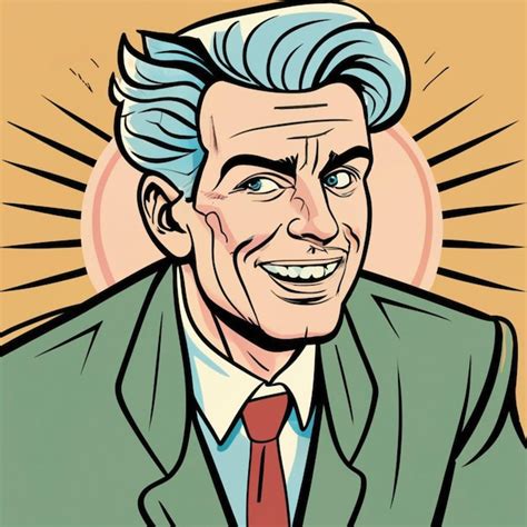 Premium Vector Comic Book Style Professional Man Vector Illustration