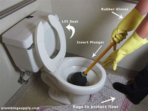 Never use a plunger in tandem with drain cleaning chemicals. How To Unclog A Toilet