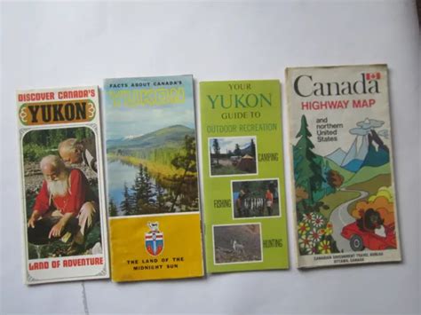 Official Yukon Highway Map Yukonrecreation Facts Folders Early 1960s