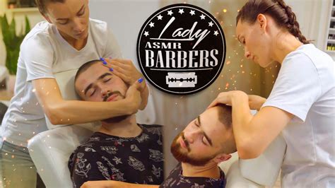 asmr barber head massage by adel 💈 youtube