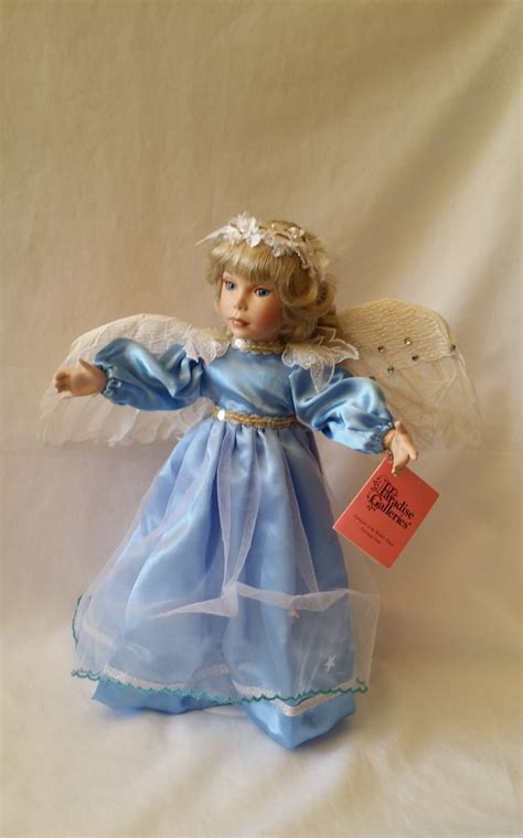 Angel Doll With Feather Wings Paradise Galleries Angel Of Peace