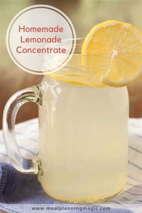 Enjoy Fresh Lemonade Year Round With My Homemade Lemonade Concentrate