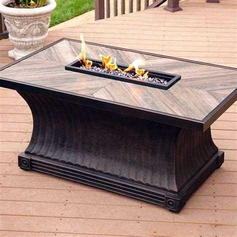 Ace hardware in glen cove is hosting a fire safety event this weekend to raise awareness about the increased risks of not being prepared for the upcoming holiday season. Agio Arlo Rectangular Gas Fire Pit in 2020 | Gas firepit ...