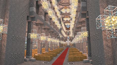 Minecraft Cathedral Interior By Terraben On Deviantart