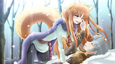 Anime Spice And Wolf Hd Wallpaper Wallpaperbetter