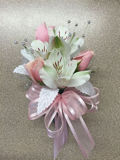 Unfollow white rose corsage to stop getting updates on your ebay feed. Pink and white corsage perfect for a soft colored prom ...
