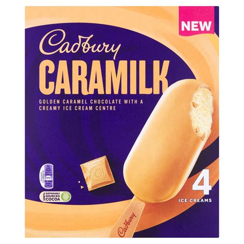 Offer Iceland Cadbury Caramilk Ice Creams X Ml Ml
