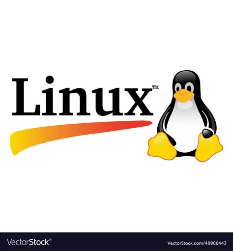 Linux Logo Royalty Free Vector Image Vectorstock