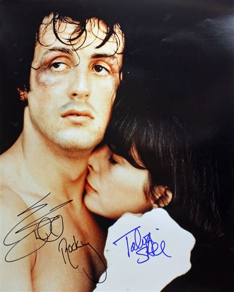 Lot Detail Rocky Sylvester Stallone And Talia Shire Signed 16 X 20