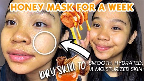 I PUT HONEY ON MY FACE FOR A WEEK And Heres What Happened YouTube