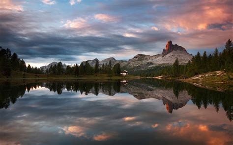 Wallpaper Sunlight Landscape Forest Mountains Sunset Lake