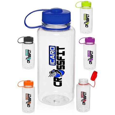 Logo Fg100 20 Oz Plastic Promotional Water Bottles