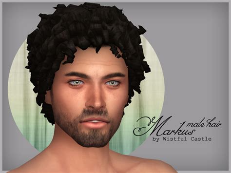 Sims 4 Cc Curly Hair Male Alpha