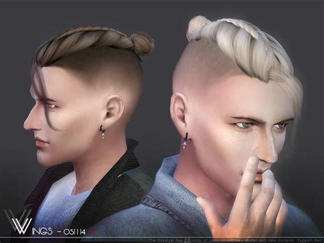 Sims 4 Ccs The Best Wings Os1114 The Sims Haare Männer