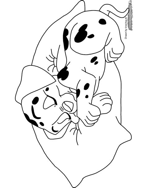 Dalmatian coloring page you can print. 101 Dalmatians Coloring Pages (2) | Disneyclips.com