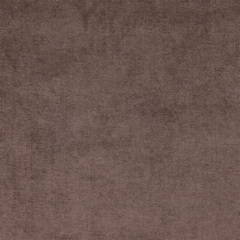 D235 Brown Solid Woven Velvet Upholstery Fabric By The Yard