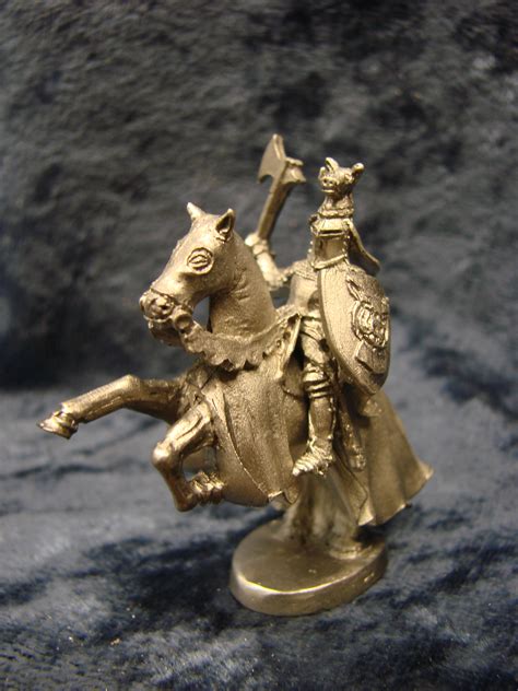 Pewter Mounted Knight
