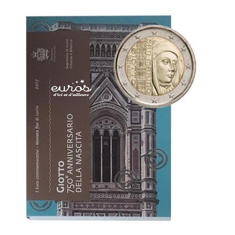 2 Euros Saint Marin 2017 750ème Anniversaire De La Naissance Giotto