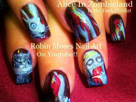 Robin Moses Nail Art Scary Nails Crazy Nail Art Halloween Nails