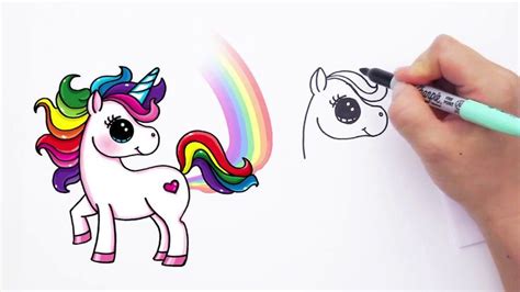 Image Result For How To Draw A Unicorn Step By Step Cat Doodle Easy