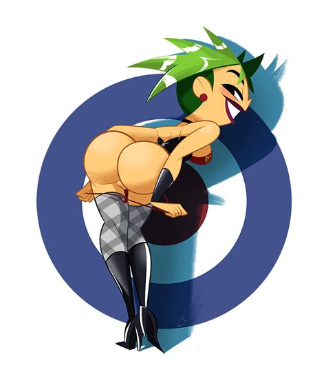 Rule 34 1girls Ass Big Ass Dat Ass Female Female Only Green Hair