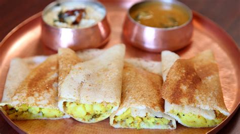 Masala Dosa Recipe Popular South Indian Breakfast Recipe Divine Taste With Anushruti Youtube
