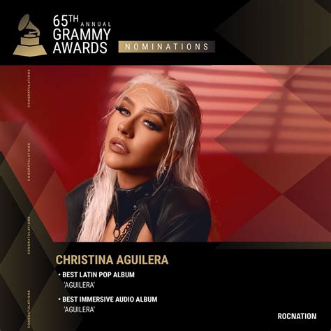 Christina Aguilera Archive 📁 On Twitter Rt Xtina 9 Nominations For